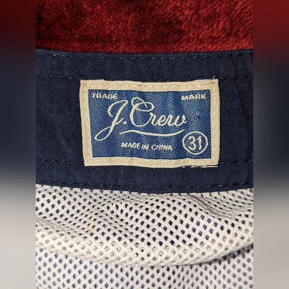 J Crew Striped Swim Shorts, Size 31 - Picture 5 of 8